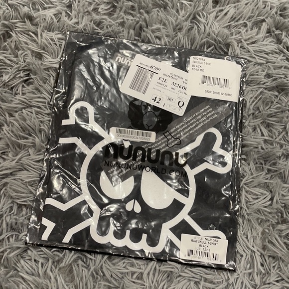 NEW • Nununu • Raw Skull Onesie Baby 12-18 Months - Picture 4 of 4